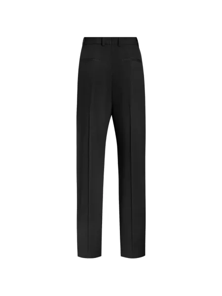 Pantaloni Dolce & Gabbana de lână negru