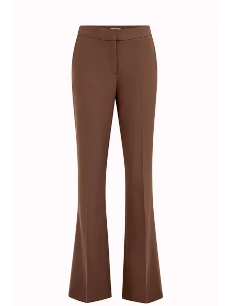 WE Fashion Pantaloni deschis maro