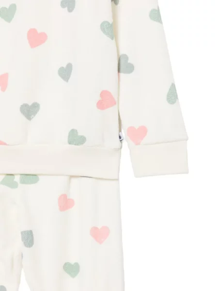 Piżama dziecięca Petit Bateau biała