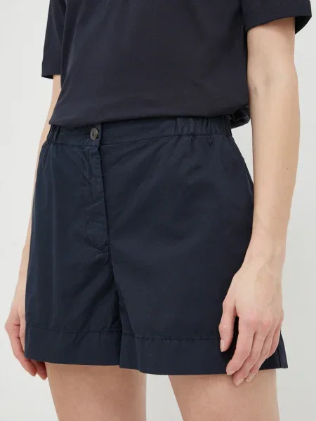 Къс шорти Tommy Hilfiger с висока талия синьо