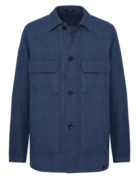 Boggi Milano Přechodná bunda modrá