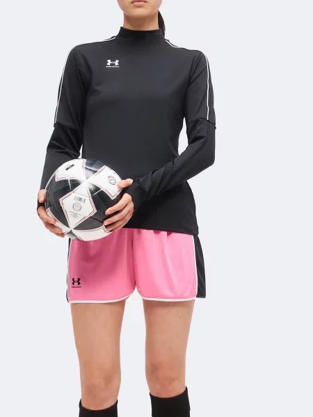 UNDER ARMOUR Športové nohavice Challenger svetloružová / čierna biela
