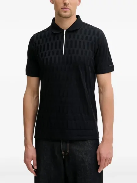 Tricou polo Karl Lagerfeld negru