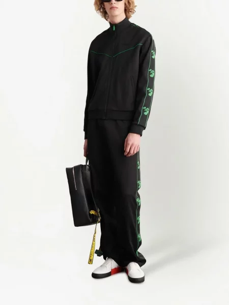 Bunda Off-white s výšivkou bílá