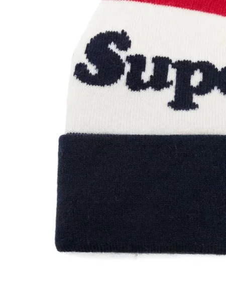 Căciulă Superdry cu dungi alb