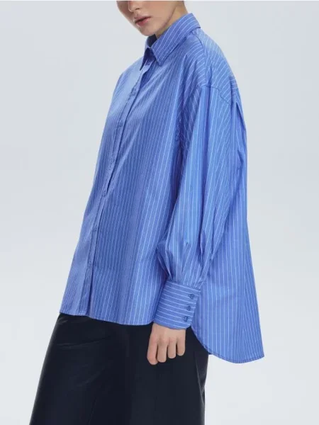 Reserved Сорочка в смужку синій