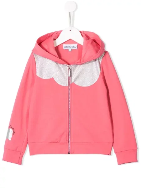 Bluza z kapturem dziecięca Simonetta różowa