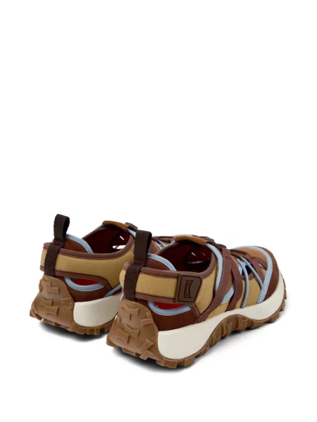 Sneakerși Camper cu bretele maro