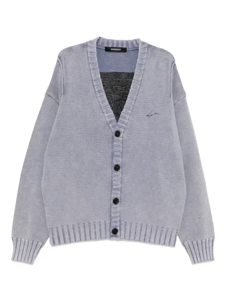Cardigan Songzio cu broderie albastru