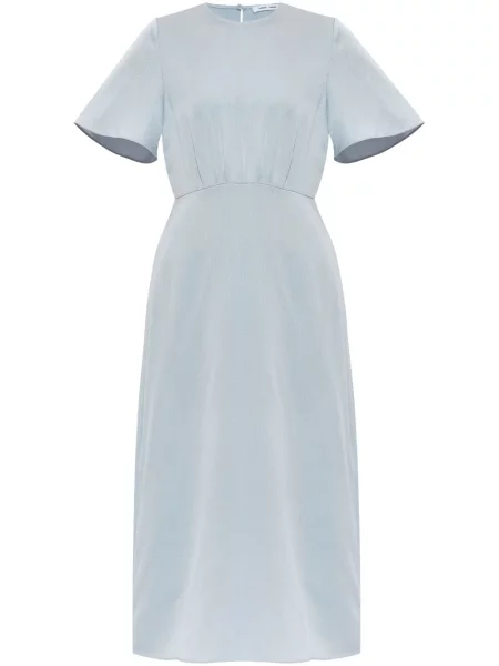 Rochie mini Samsøe Samsøe scurtă de costum albastru