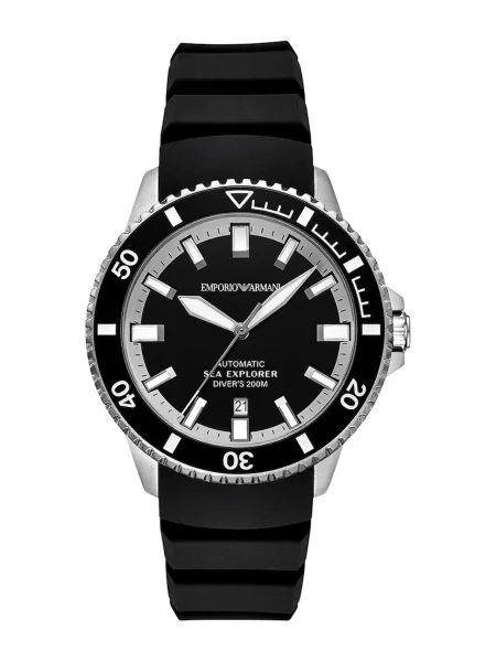 Emporio Armani zegarek czarny