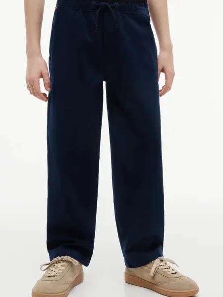 Tommy Hilfiger hlače baggy za djecu BAGGY plava
