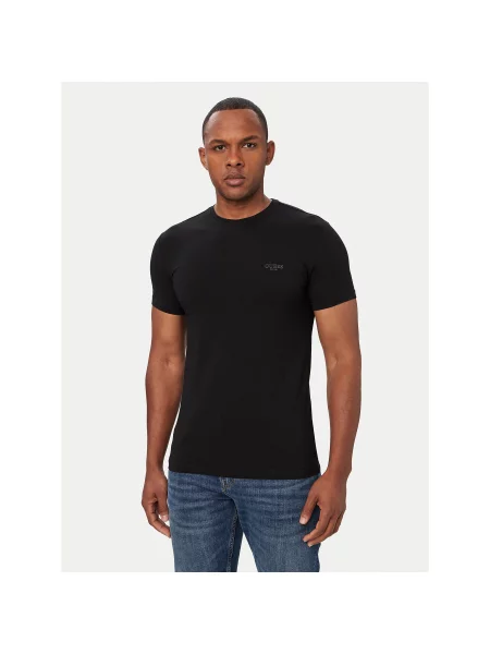 Guess T-Shirt Extra μαύρο