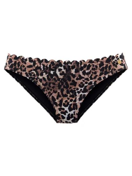 LASCANA Bikini hlačke Lexa rjava / svetlo rjava črna