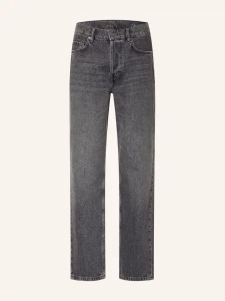Allsaints Džíny S Rovným Střihem Regular Straight Fit washed grey šedé