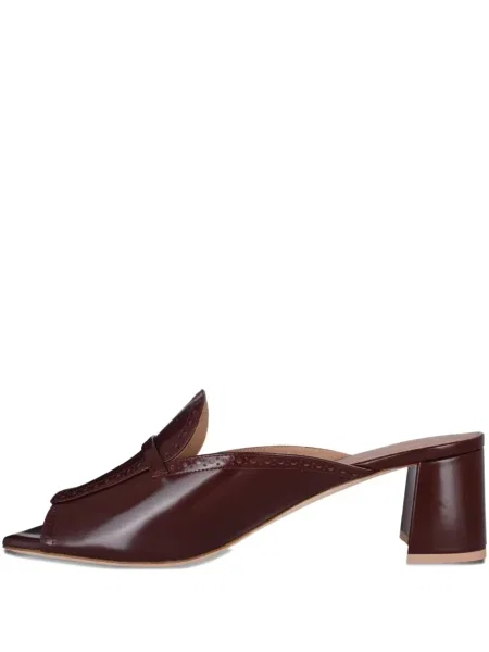 Sandale Malone Souliers cu vârf pătrat maro