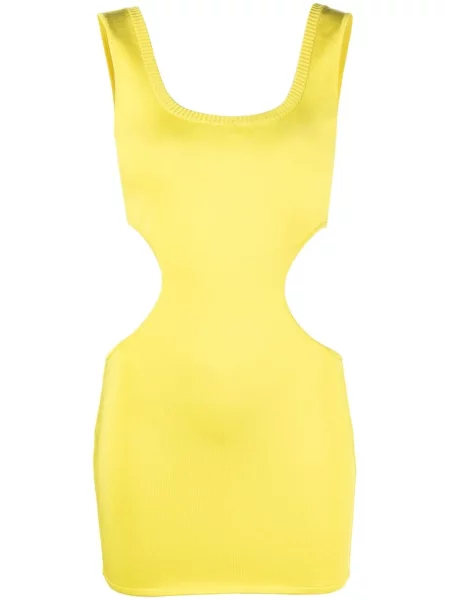 Rochie mini Roberto Cavalli galben