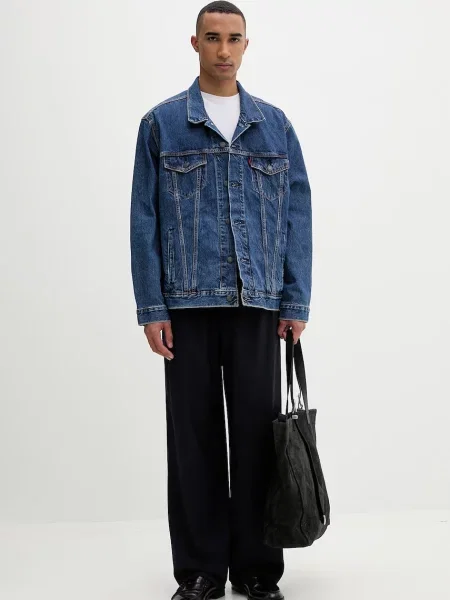 Levi's bunda džínová THE TRUCKER JACKET modrá