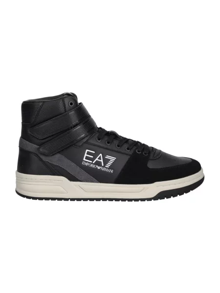 Sneakersy Emporio Armani Ea7 skórzane czarne