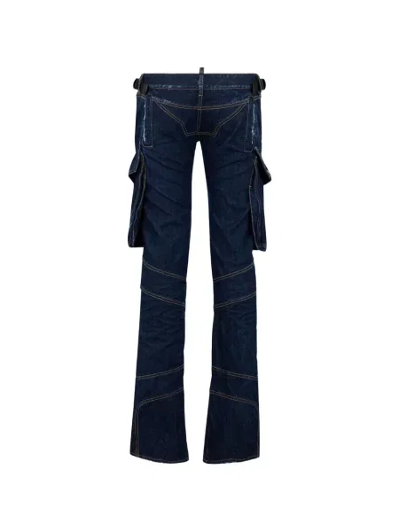 Cu centură blugi Dsquared2 albastru