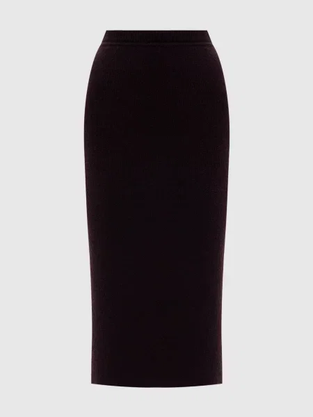 Спідниця з кашеміром Tom Ford коричнева