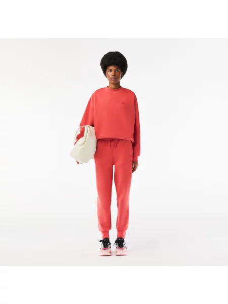 Lacoste Spodnie Dresowe Dwuwarstwowe Lacoste różowe