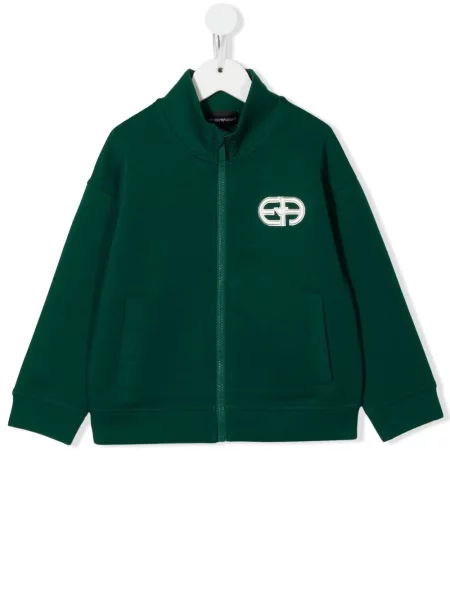 Kardigan dziecięcy Emporio Armani zielony