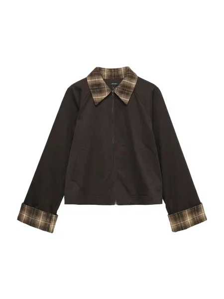 VERO MODA Geacă de primăvară-toamnă VMREN VICKY coniac / cappuccino / închis maro