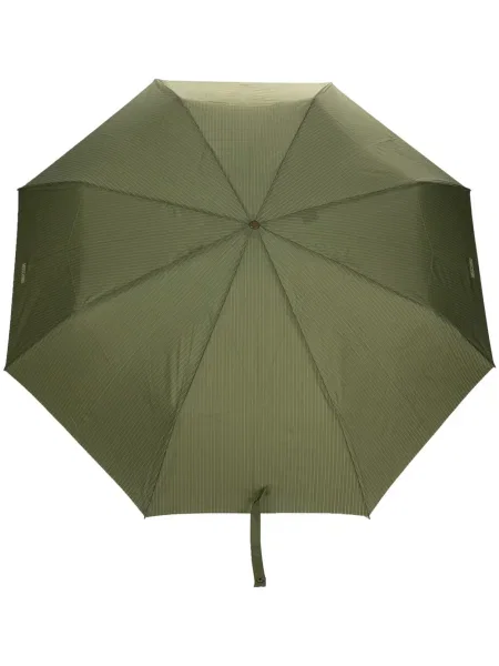 Umbrelă Moschino cu dungi cu imagine verde