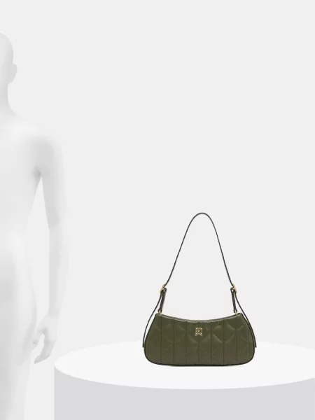Calvin Klein Táska Quilted Small Shoulder Bag zöld