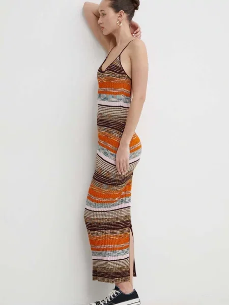 Desigual sukienka VIENA maxi dopasowana