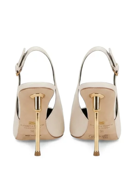 Pantofi cu toc Elisabetta Franchi din piele slingback
