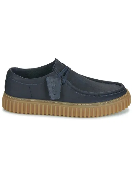 Pantofi Clarks din dantelă albastru