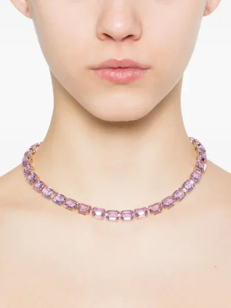 Colier Swarovski argintiu