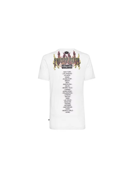 Športové tričko Philipp Plein Sport biela