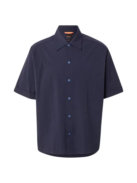 Srajca Boss s kratkimi rokavi modra