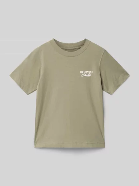T-shirt o kroju regular fit z nadrukiem z napisem model Bro' Jack & Jones