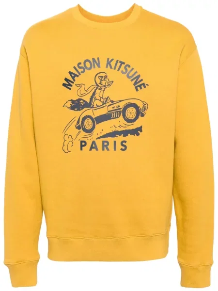 Hanorac Maison Kitsune galben
