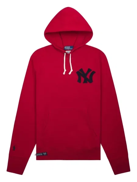Tricou Polo Ralph Lauren din fleece albastru