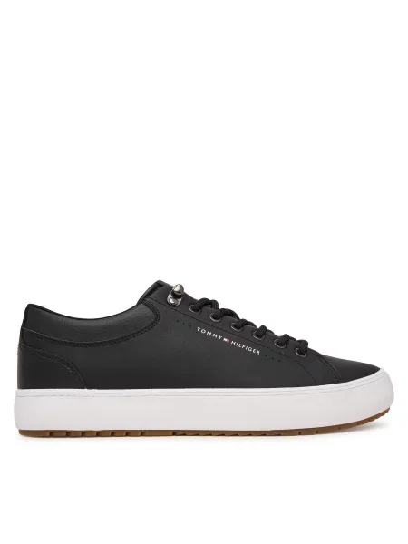Tenisice Tommy Hilfiger Harlem Lth Vulc Cleat Winter crna