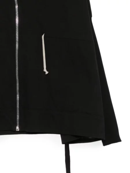Асиметричен суичър с цип Rick Owens Drkshdw черно