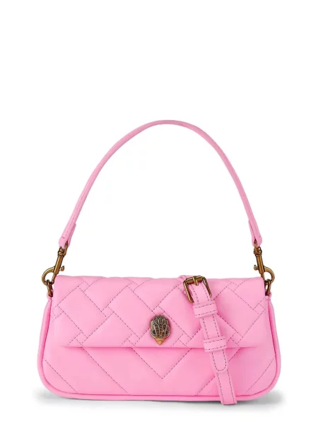Kurt Geiger London torebka crossbody skórzana Pickle Shoulder Bag różowa