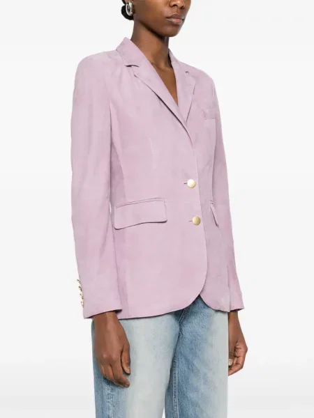 Sacou Tagliatore din piele violet