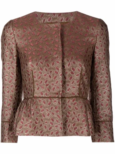 Bunda Valentino Garavani Pre-owned hnědá
