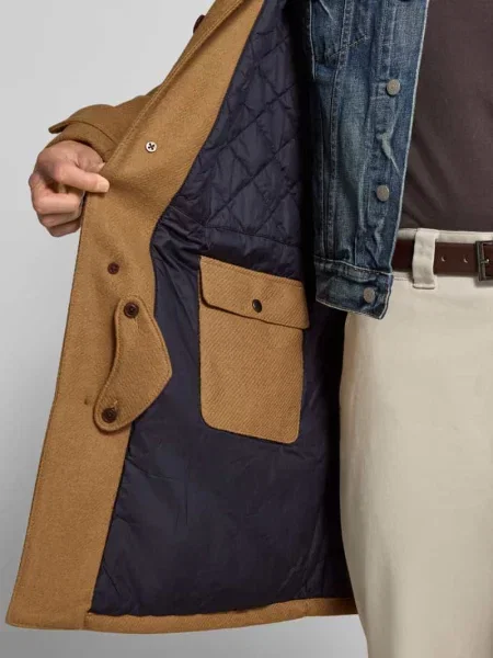 Płaszcz wełniany z kołnierzykiem typu kent Polo Ralph Lauren