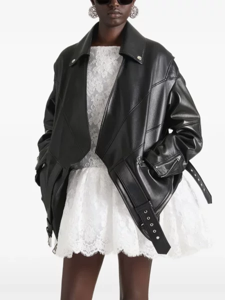 Geanta de piele Givenchy negru