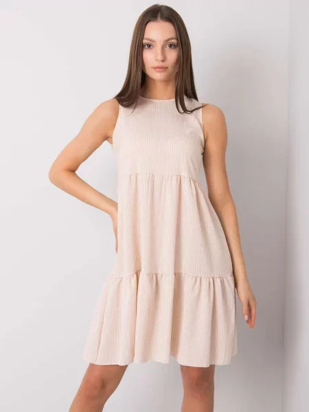 Rochie Fashionhunters de costum bej