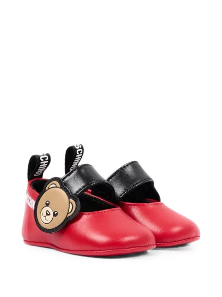 Balerinki dziecięce Moschino czerwone
