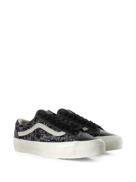 Кожени маратонки Vans Old Skool с принт с пейсли десен черно