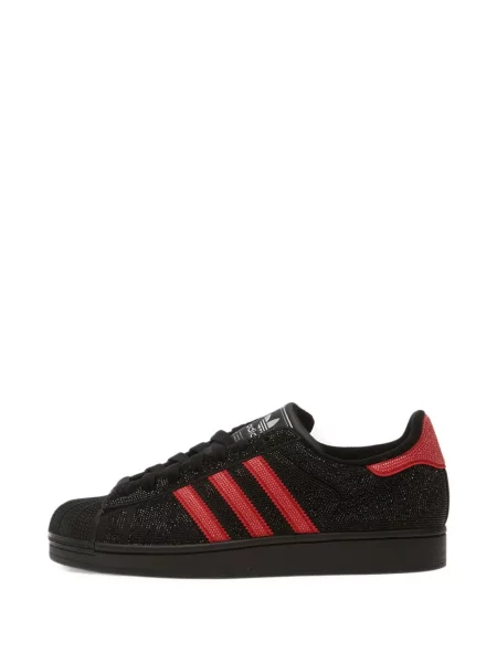 Sneakerși Adidas Superstar cu imagine cu model floral roșu